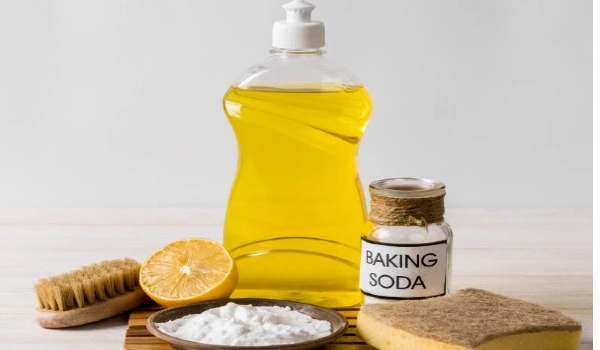 Using baking soda for organic cleaning house products