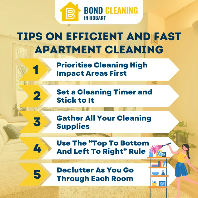 Infographics: Tips on Efficient and Fast Apartment Cleaning
