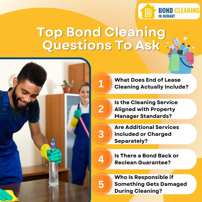 Top Bond Cleaning Questions To Ask