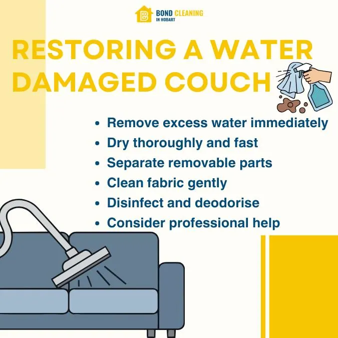 Restoring A Water Damaged Couch