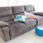 Sofa chair leather home indoors seat